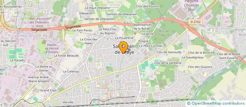 localisation de l'entreprise MONSIEUR ANTOINE BERTRAND  SAINT-JEAN-DE-BRAYE