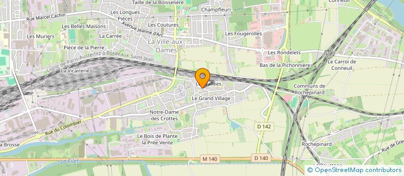 localisation de l'entreprise MONSIEUR ANTOINE BERUT  LA VILLE-AUX-DAMES