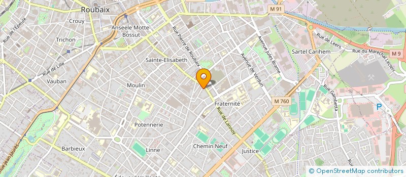 localisation de l'entreprise MONSIEUR ANTOINE BESSIERE  ROUBAIX