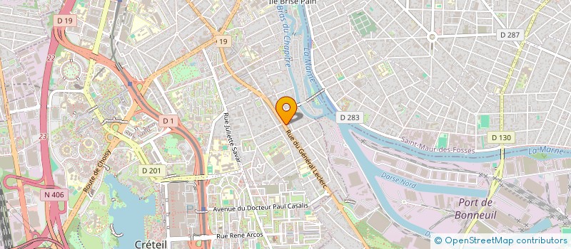 localisation de l'entreprise MONSIEUR ANTOINE BESSIERE  CRETEIL