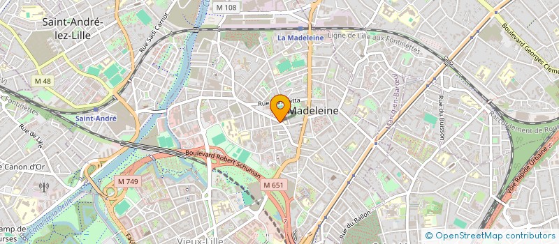 localisation de l'entreprise MONSIEUR ANTOINE BETREMAS à LA MADELEINE