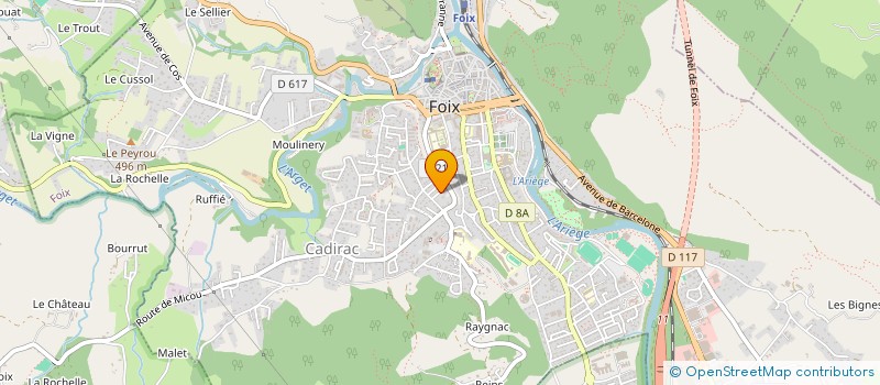 localisation de l'entreprise MONSIEUR ANTOINE BEZY à FOIX