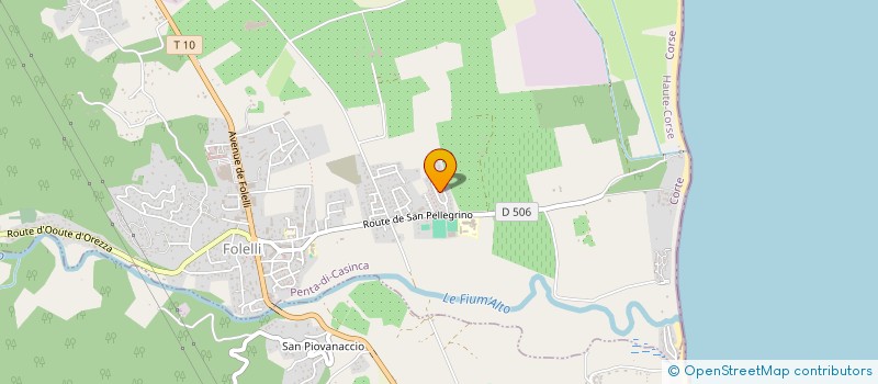 localisation de l'entreprise MONSIEUR ANTOINE BIANCONI à PENTA-DI-CASINCA
