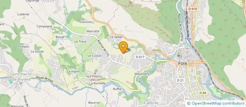 localisation de l'entreprise MONSIEUR ANTOINE BIARD à FOIX