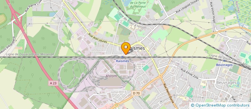 localisation de l'entreprise MONSIEUR ANTOINE BIAUSQUE  RAISMES