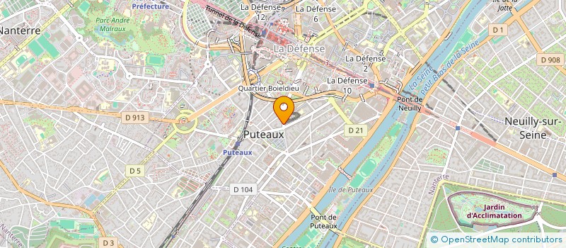 localisation de l'entreprise MONSIEUR ANTOINE BICHON  PUTEAUX