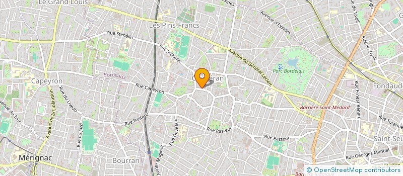 localisation de l'entreprise MONSIEUR ANTOINE BIESSE  BORDEAUX