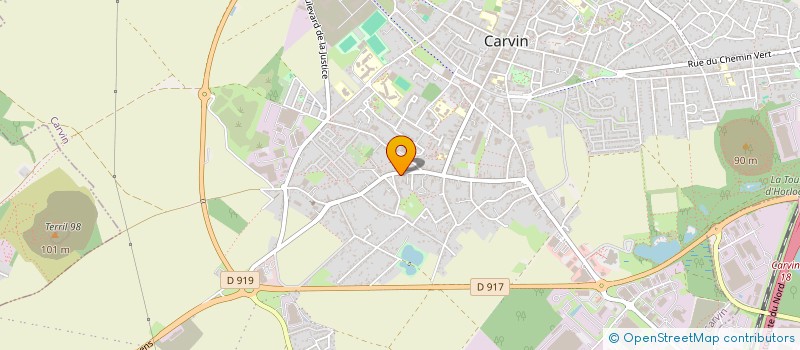 localisation de l'entreprise MONSIEUR ANTOINE BIGOTTE  CARVIN