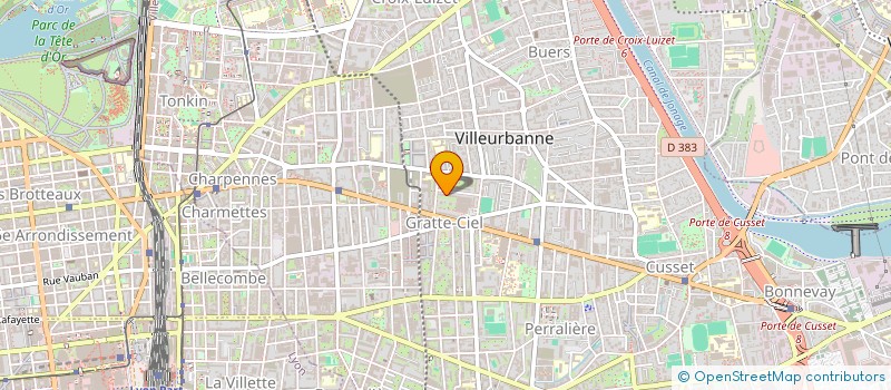 localisation de l'entreprise MONSIEUR ANTOINE BILLANDON  VILLEURBANNE