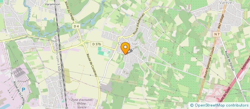 localisation de l'entreprise MONSIEUR ANTOINE BIROT  CLONAS-SUR-VAREZE