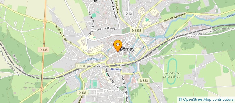 localisation de l'entreprise MONSIEUR ANTOINE BISCHOFF  BERNAY