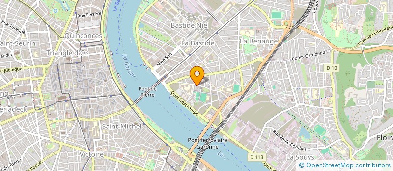 localisation de l'entreprise MONSIEUR ANTOINE BISHOP  BORDEAUX