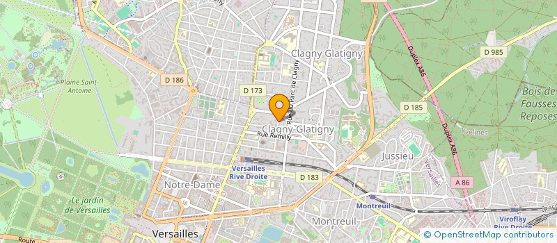 localisation de l'entreprise MONSIEUR ANTOINE BIZET à VERSAILLES