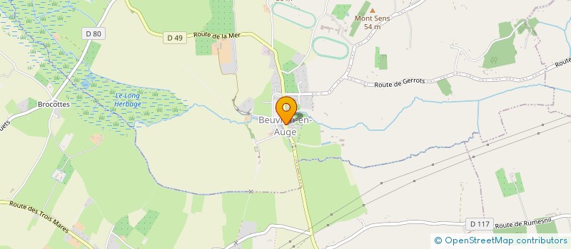 localisation de l'entreprise MONSIEUR ANTOINE BLACHER  BEUVRON-EN-AUGE