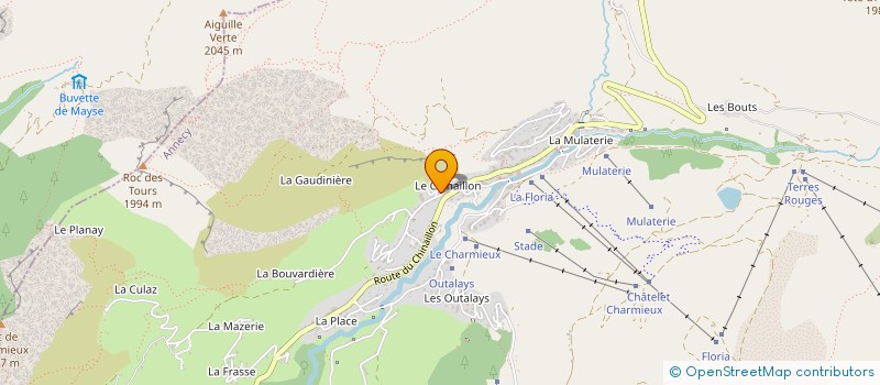 localisation de l'entreprise MONSIEUR ANTOINE BLANCHI  LE GRAND-BORNAND