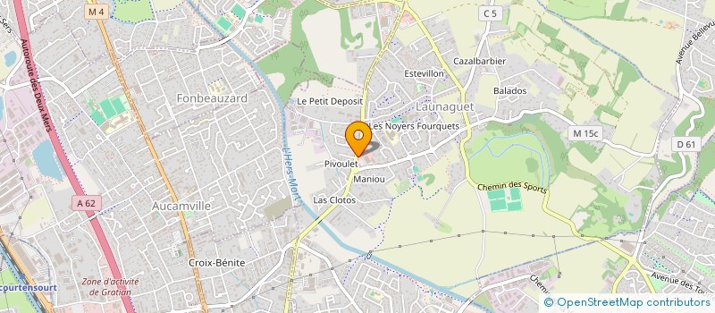 localisation de l'entreprise MONSIEUR ANTOINE BLANDINO  LAUNAGUET