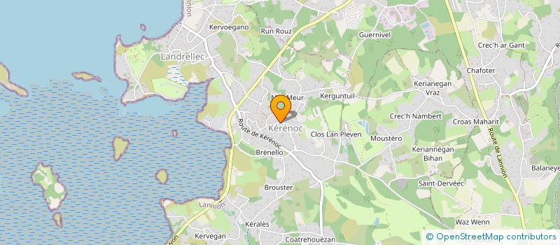 localisation de l'entreprise MONSIEUR ANTOINE BLANLEUIL  PLEUMEUR-BODOU