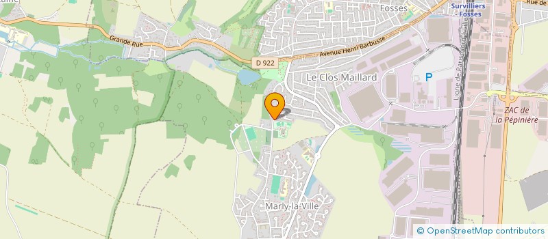 localisation de l'entreprise MONSIEUR ANTOINE BLANPAIN  GOUSSAINVILLE