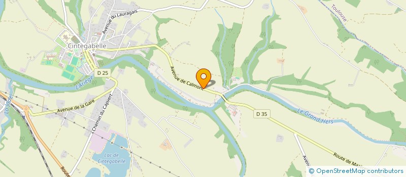 localisation de l'entreprise MONSIEUR ANTOINE BLANQUER  CINTEGABELLE