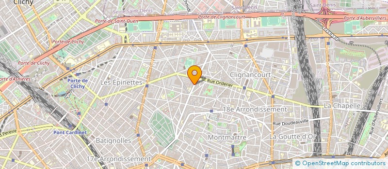 localisation de l'entreprise MONSIEUR ANTOINE BLOSSIER à CLICHY