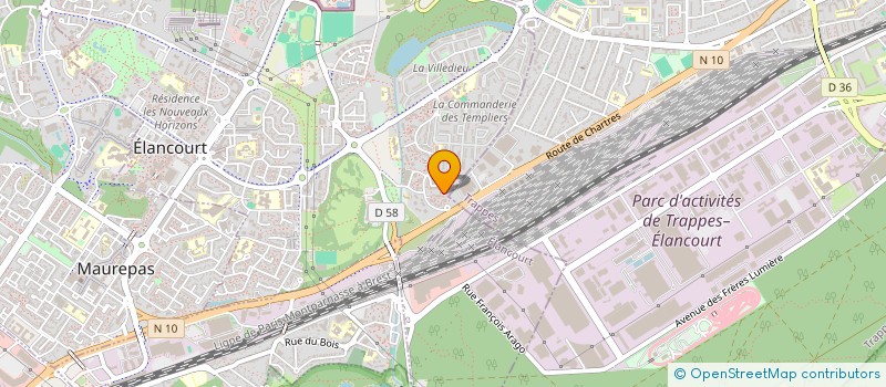 localisation de l'entreprise MONSIEUR ANTOINE BODIN  ELANCOURT