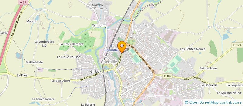 localisation de l'entreprise MONSIEUR ANTOINE BODY  CHEMILLE-EN-ANJOU