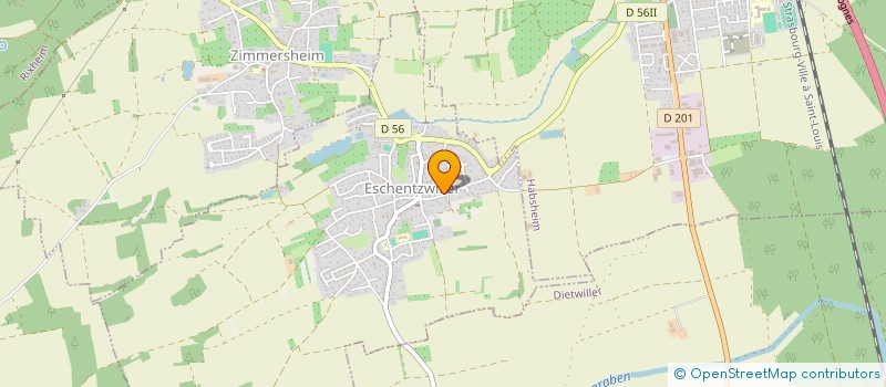 localisation de l'entreprise MONSIEUR ANTOINE BOEGLIN  ESCHENTZWILLER