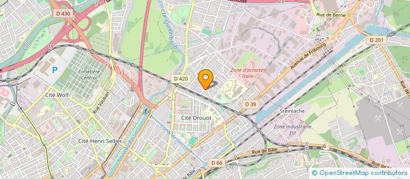 localisation de l'entreprise MONSIEUR ANTOINE BOHRER  ILLZACH