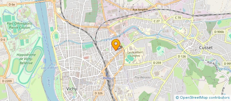localisation de l'entreprise MONSIEUR ANTOINE BOISSIERES à VICHY