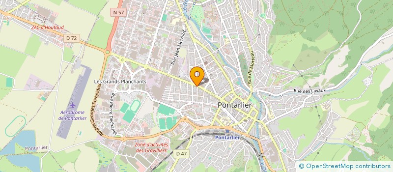 localisation de l'entreprise MONSIEUR ANTOINE BOLE-RICHARD  PONTARLIER