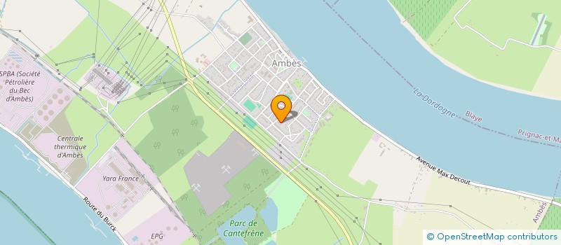 localisation de l'entreprise MONSIEUR ANTOINE BOMBO DALE  AMBES