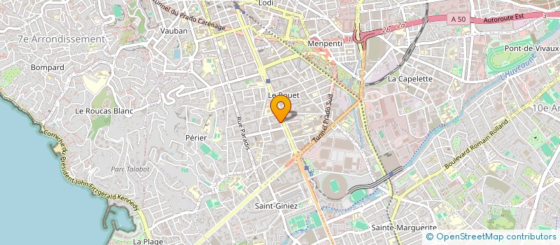 localisation de l'entreprise MONSIEUR ANTOINE BONANSEA à MARSEILLE