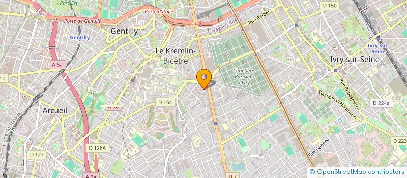 localisation de l'entreprise MONSIEUR ANTOINE BONDUELLE à LE KREMLIN-BICETRE