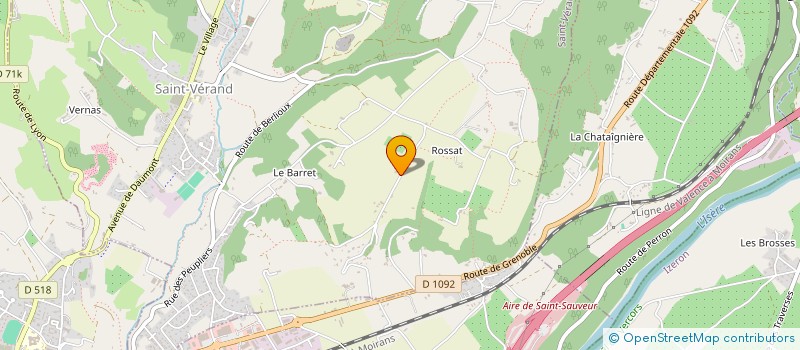 localisation de l'entreprise MONSIEUR ANTOINE BONIN  SAINT-VERAND