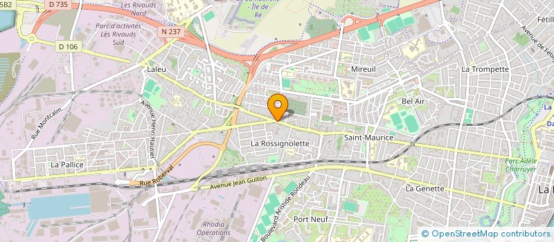 localisation de l'entreprise MONSIEUR ANTOINE BONNEAU  LA ROCHELLE