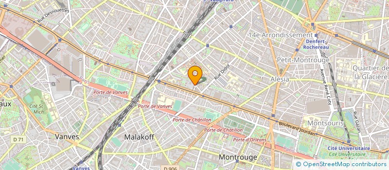 localisation de l'entreprise MONSIEUR ANTOINE BONNET  CHATILLON