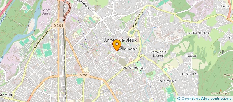 localisation de l'entreprise MONSIEUR ANTOINE BONNET à ANNECY