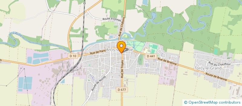 localisation de l'entreprise MONSIEUR ANTOINE BONNIN à ARCIS-SUR-AUBE