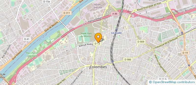localisation de l'entreprise MONSIEUR ANTOINE BONNOT à COLOMBES