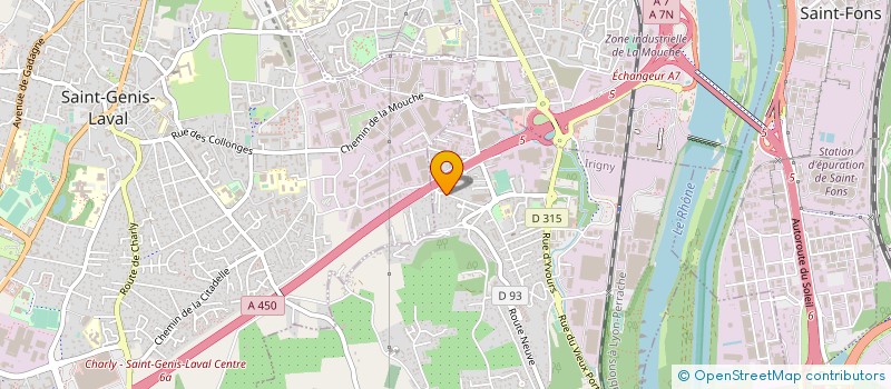 localisation de l'entreprise MONSIEUR ANTOINE BONY  IRIGNY