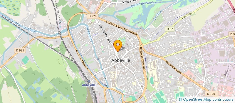 localisation de l'entreprise MONSIEUR ANTOINE BORDAIS à ABBEVILLE