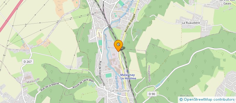 localisation de l'entreprise MONSIEUR ANTOINE BORDEL  LE HOULME