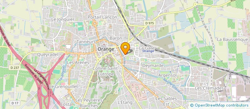 localisation de l'entreprise MONSIEUR ANTOINE BORNARD  ORANGE