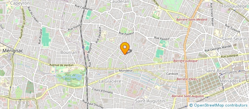 localisation de l'entreprise MONSIEUR ANTOINE BOUCHER  BORDEAUX