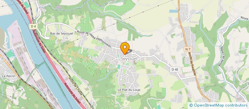 localisation de l'entreprise MONSIEUR ANTOINE BOUCHTA  SEYSSUEL