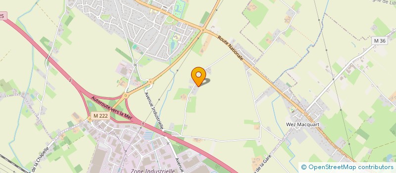 localisation de l'entreprise MONSIEUR ANTOINE BOUCKAERT  LA CHAPELLE-D'ARMENTIERES