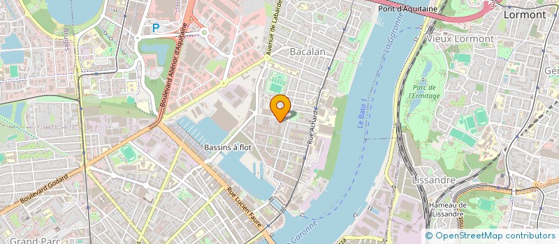 localisation de l'entreprise MONSIEUR ANTOINE BOUDIN  BORDEAUX