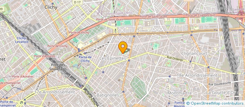 localisation de l'entreprise MONSIEUR ANTOINE BOUFFARD  PARIS 17