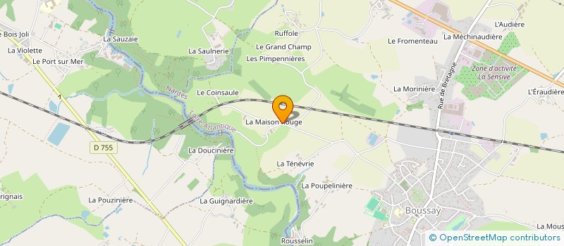 localisation de l'entreprise MONSIEUR ANTOINE BOUILLARD  BOUSSAY