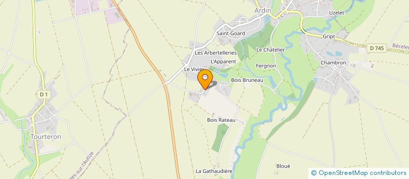 localisation de l'entreprise MONSIEUR ANTOINE BOUILLAUD à ARDIN